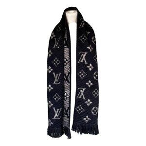 Louis Vuitton Logomania Shine Scarf Black